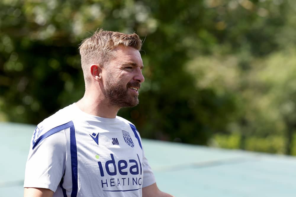 WALSALL, ENGLAND - JUNE 25: James Morrison Head Coach of West Bromwich Albion at the training ground after returning to Pre-Season Training at West Bromwich Albion Training Ground on June 25, 2026 in Walsall, England.  (Photo by Adam Fradgley/West Bromwich Albion FC via Getty Images)