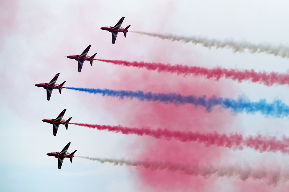 Red Arrows to thrill US crowds celebrating 250th anniversary of ...
