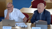 Deputy leader Adam Kent and chief executive Paul Robinson