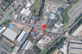 The baby was found at a warehouse on Station Road in Rowley Regis
