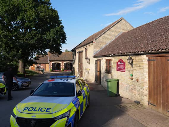 Police at Johnsons of Old Hurst