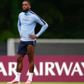 Ivan Toney during a training session