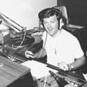 TCMR founder Austin Powell at Beacon Radio in the 1980s