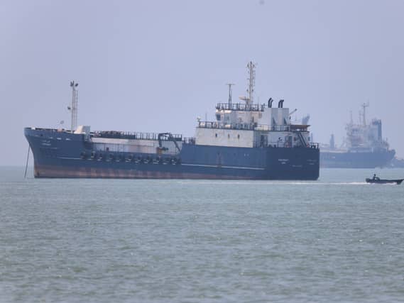 Tankers in the Strait of Hormuz