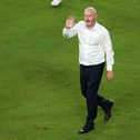 Steve Clarke waves