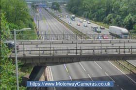Empty lanes on the M6 at Junction 10A
