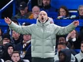 Enzo Maresca spreads his arms wide