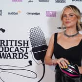 Joanne McNally at the British Podcast Awards 2024