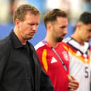 Germany manager Julian Nagelsmann appears dejected after defeat (Nick Potts/PA)