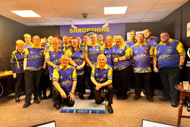 Shropshire County Darts have won promotion