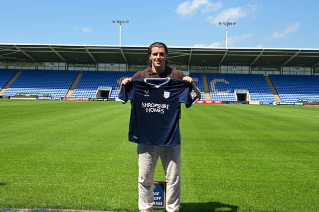 New Shrewsbury Town forward Josh Davison
