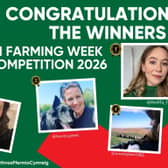 The reel competition winners announced by NFU Cymru.