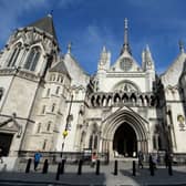 External view of the Royal Courts of Justice in London