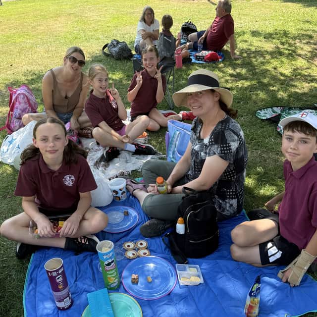 Pupils, parents and staff gathered on the school’s playing fields in Bridgnorth to recognise both achievements