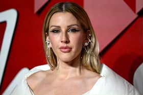 Ellie Goulding is one of the stars in the Royal Box at Wimbledon today.