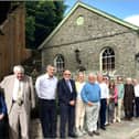 Friends of Bethel Chapel restoration project attending the re-dedication rally recently.