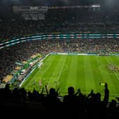 The Azteca Stadium during the match between Mexico and Ecuador