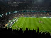 The Azteca Stadium during the match between Mexico and Ecuador