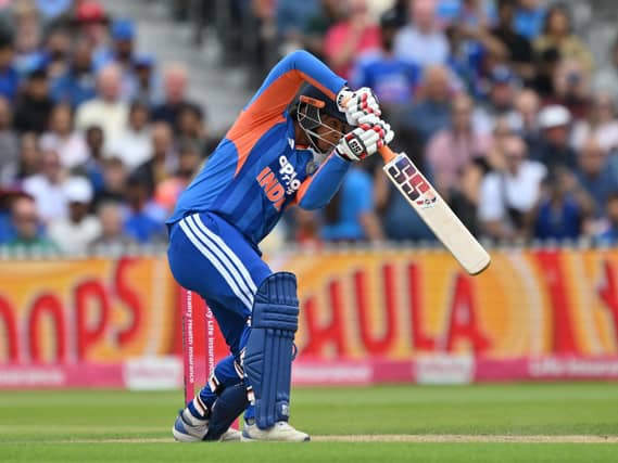 Vaibhav Sooryavanshi batting for India