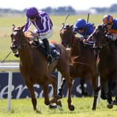 Precise (left) and True Love (right) in action at the Curragh