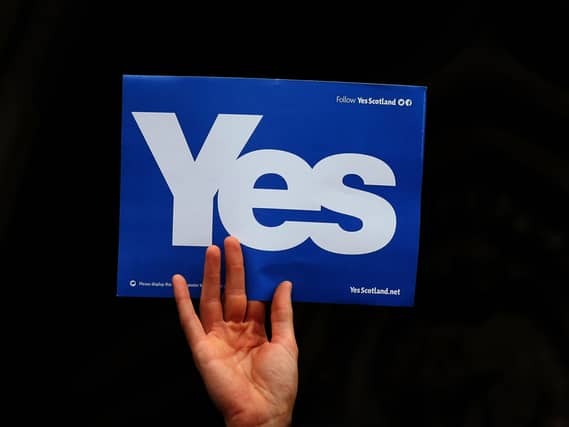 A Yes campaign poster