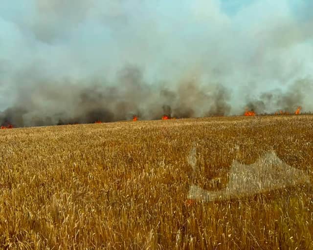 Firefighters thank farmers who helped stop Shropshire wildfire ...