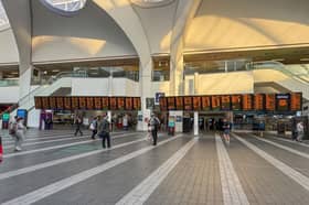 A quiet New Street station in Birmingham this morning following England's overnight game against Mexico.  