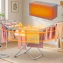 The PurKeep heated clothes airer includes 18 heated tubes, a foldable frame and a drying cover for indoor laundry