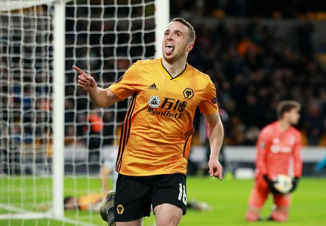 Jota scored a 12-minute hat-trick for Wolves in their 4-0 victory over Besitkas in 2019.