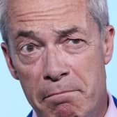Nigel Farage looked genuinely rattled as he delivered his speech