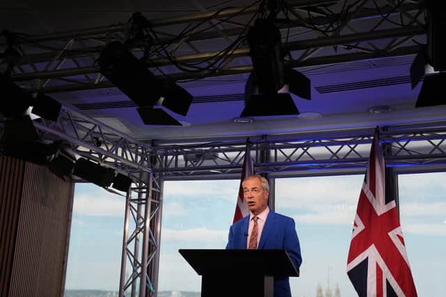 Nigel Farage announces that he will be calling a by-election in Clacton