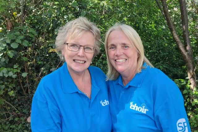 The choir was founded by lifelong friends Mandy Davies and Lorraine Cadwallader-Jones.