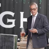 Nigel Farage in a pub in Clacton