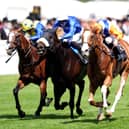 Opera Ballo (white cap) in action at Royal Ascot