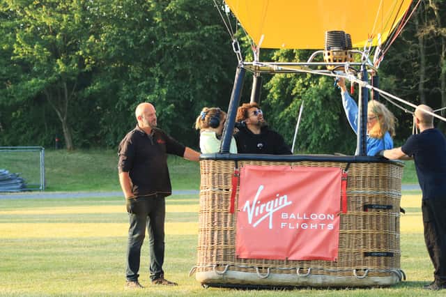 Adam taking to the skies