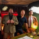 JJ Chalmers with Jo Marler, the Duke of Sussex and Jake Bhardwaj