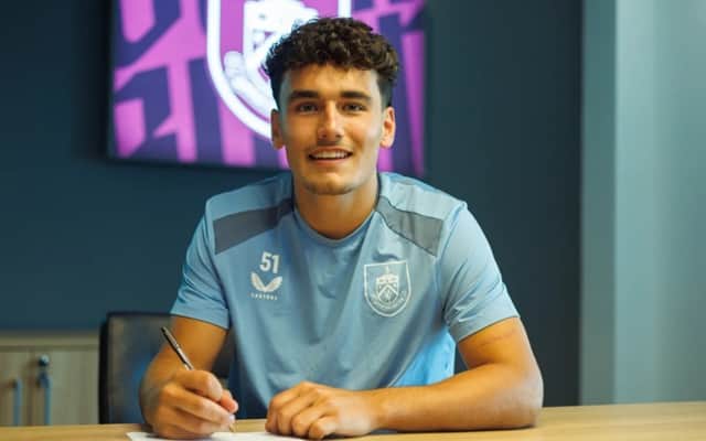 McMahon-Brown signed his first professional contract with Burnley this summer