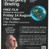 Llandrindod Wells Mayor pays for screening of National Emergency Briefing film in town