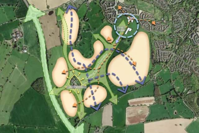 A planned urban extension could see an extra 1,400 homes build in southwest Shrewsbury
