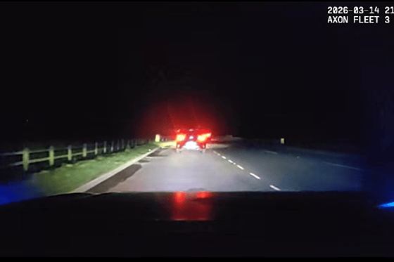 The uninsured driver fled from police before reaching speeds of more than 100mph on winding Powys roads.
