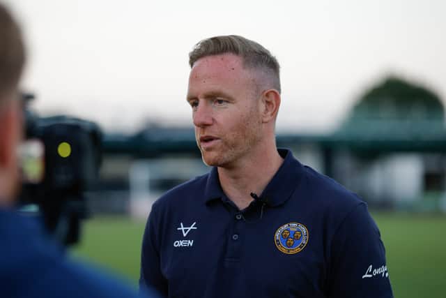 Shrewsbury Town manager Gavin Cowan