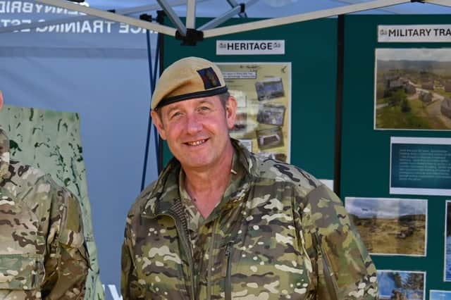 Major Andrew Butcher will officially open the show on Monday.