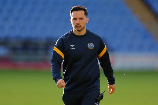 Shrewsbury Town academy manager Charlie Musselwhite