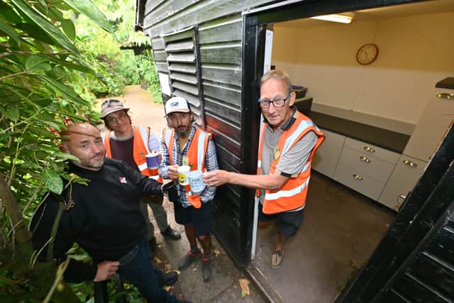 Volunteers at the park
