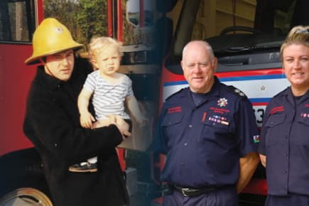 Mid Wales father and daughter firefighters mark 64 years of combined ...