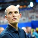 Thomas Tuchel looking to the side