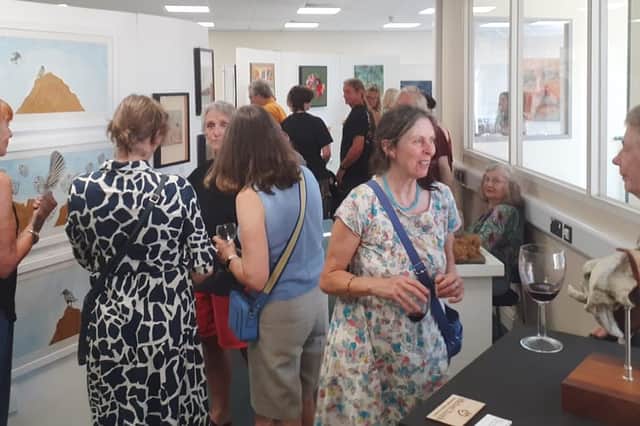 Guests at the preview event at Llandrindod's Automobile Palace