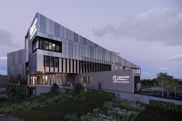 CGI of Invertek Drives' new innovation centre on Offa's Dyke Business Park in Welshpool