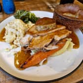 The Sunday Roast packed in a lot of rich food on the plate