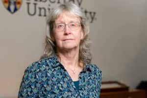 Powys County Council's independent chairwoman of the Governance and Audit committee Lynne Hamilton. Abertay University.